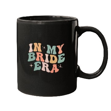 Discover In My Bride Era Funny Groovy Wedding Engagement Mugs
