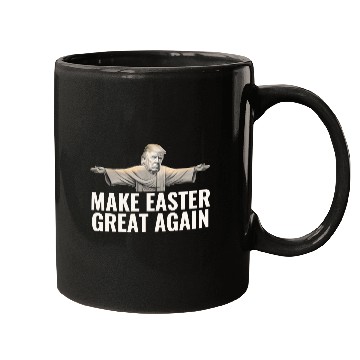 Discover Make Easter Great Again Funny Trump Jesus Mugs