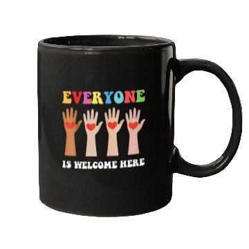 Discover Everyone Is Welcome Here Idaho Teacher Mugs