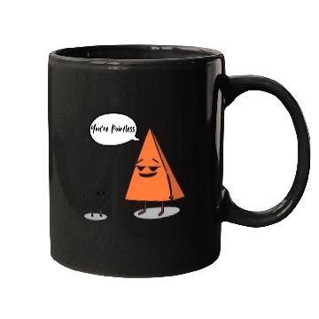 Discover Geometric Humor The Pointless Circle Mugs