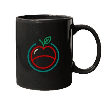 Discover Apple Bean - Minimalist Abstract Logo Design Mugs