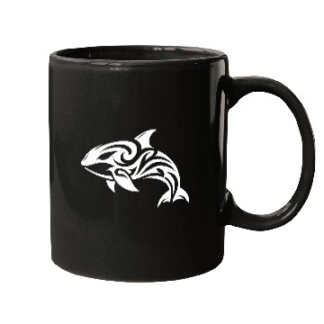 Discover Sleek Elegant Orca T Tattoo Style Mugs
