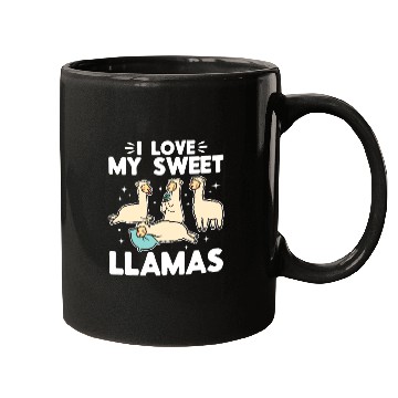 Discover Llama Lover - I love my sweet Llamas Mugs