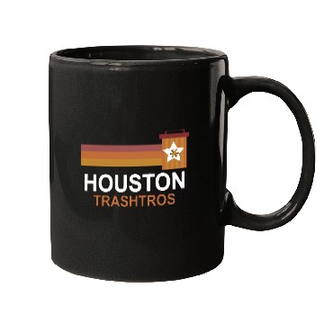 Discover Houston Trashtros Asterisks Mugs