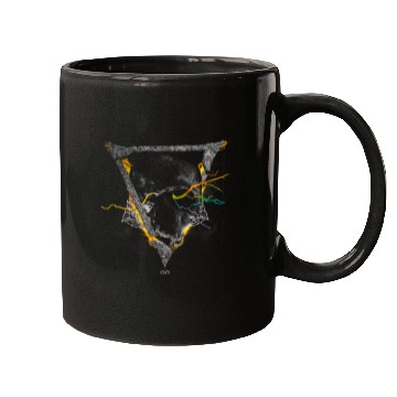 Discover Skull Triangle Fire Mugs | Psychedelic Rock dark