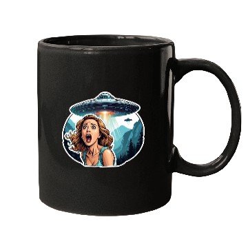 Discover UFO Invasion Alien Abduction Horror Mugs