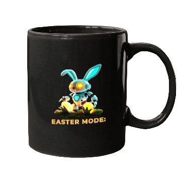 Discover Easter Mode Activated - Robot Bunny Mugs