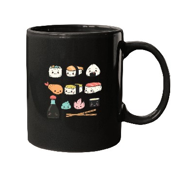 Discover Kawaii Sushi Mugs