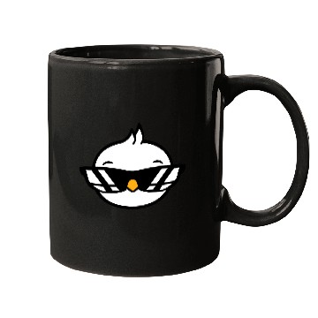 Discover Bird Sunglasses Cool Black Glasses Coolness Duck Mugs