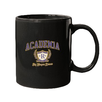 Discover Academia Aesthetic College Logo - Vintage Universi Mugs