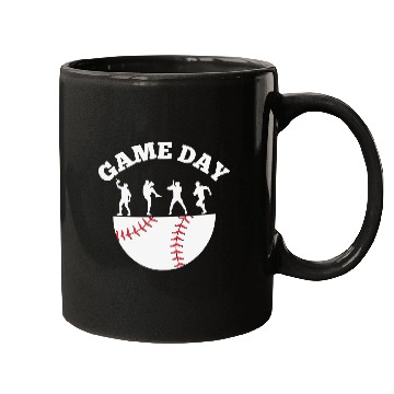 Discover Game Day Baseball Fan Mugs