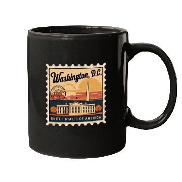 Discover Washington DC Souvenir and Political Gift Idea Mugs