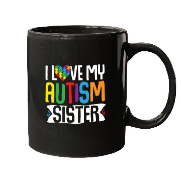 Discover Autism Awareness Gift Brother Sister Mugs