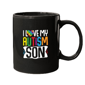 Discover Autism Awareness Gift Parents Son Mugs