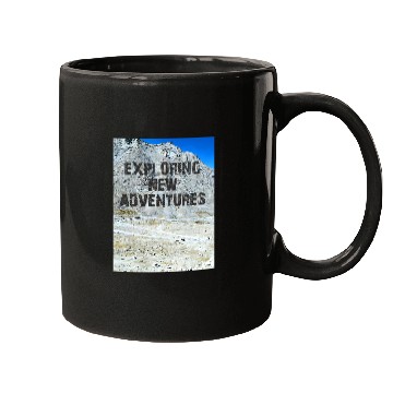 Discover EXPLORING NEW ADVENTURES Mugs