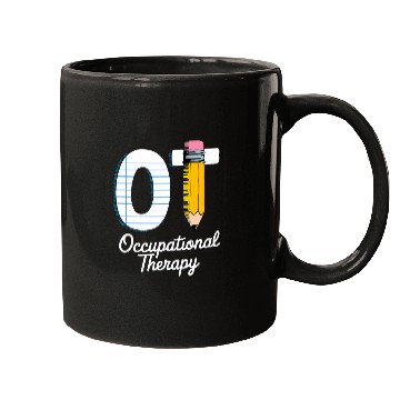 Discover Pediatric Occupational Therapy Cute Pencil Back Mugs