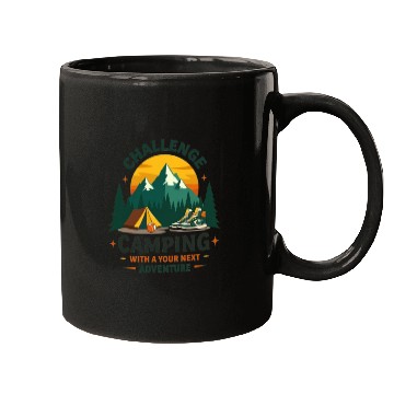 Discover Challen Camping with your next adventure Mugs