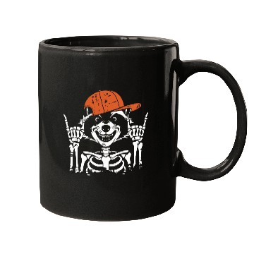 Discover Rocker Raccoon Bones Mugs
