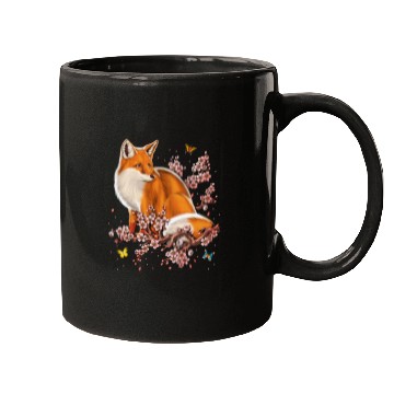 Discover Fox Cherry Blossom Mugs