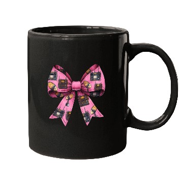Discover Coquette Bow Ham Radio Pattern Operator Mugs