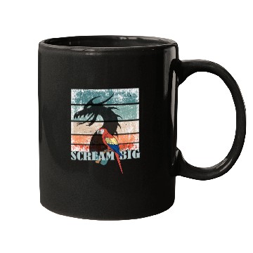Discover Scream Big Parrot Dragon Fusion Mugs