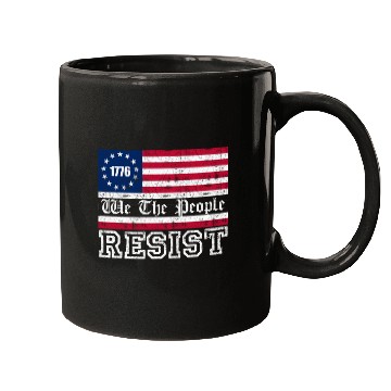 Discover 1776 Resist Trump Protest Anti Political US Fla Mugs
