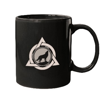 Discover Alter Otherkin Therian Theta Delta Logo Wolf Alpha Mugs