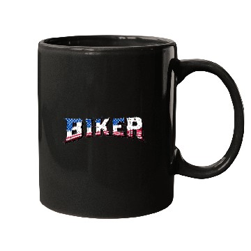 Discover Motorcycle Biker | USA Flag | Biker & Dad Gift Mugs