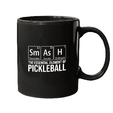 Discover Funny periodic table of the element Pickleball Mugs