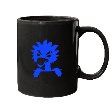 Discover Raven bird looks evil cool funny comic humor fun Mugs