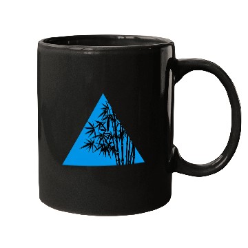 Discover A Blue Triangle and Bamboo Mugs