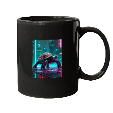 Discover Cyberpunk Turtle Mugs