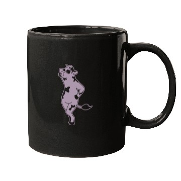 Discover Elegant Cow Model Silhouette Farm Mugs