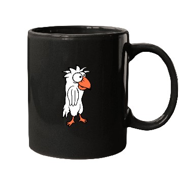 Discover Parrot bird looks funny stupid scared confused fun Mugs