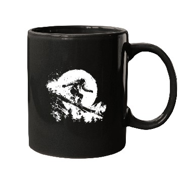 Discover Snowboarding Girl Drawing Mugs
