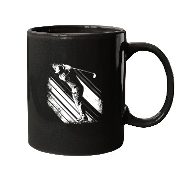 Discover Golfer Graphic Mugs