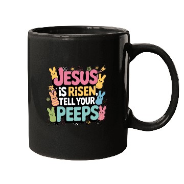 Discover Jesus Is Risen-Cute Easter Peeps Christian Mugs