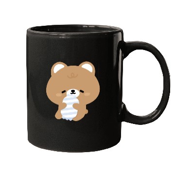 Discover Sleepy Brown Bear Mugs