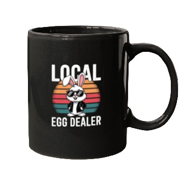 Discover Local Egg Dealer Easter Bunny Retro Easter Mugs