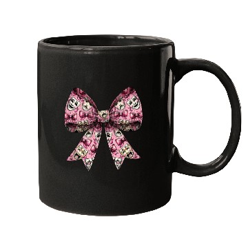 Discover Coquette Bow Theatre Mask Pattern Drama Comedy Mugs