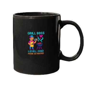 Discover Grill Boss Dad Mode Activated Mugs