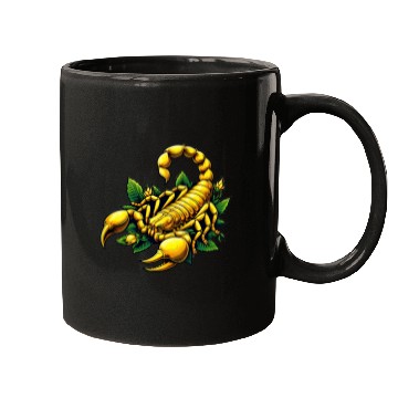 Discover yellow scorpion Mugs