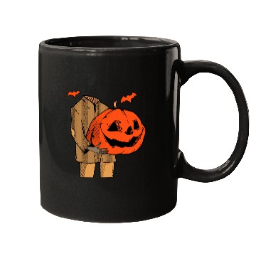 Discover Scary Spooky Jack O Lantern Face Pumpkin Men Boys Mugs