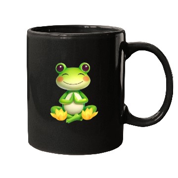 Discover Zen Frog – Peaceful Meditation Frog Design Mugs