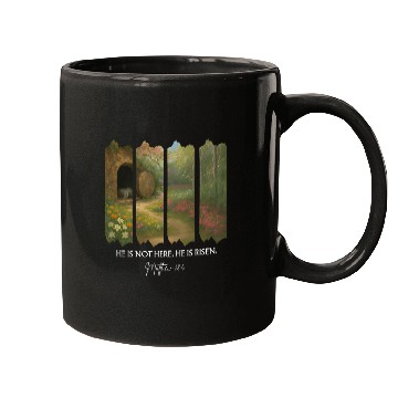 Discover He is Not Here. He is Risen Mugs
