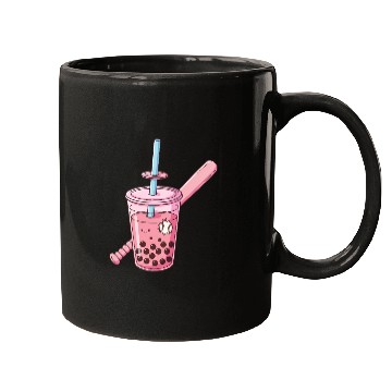 Discover Futuristic Boba Bat Swing Mugs