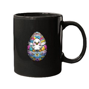 Discover The Cute Easter egg Chick Mugs