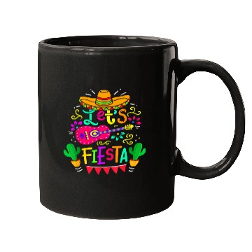 Discover Let's Fiesta Cinco De Mayo Mexican Party Guitar Lo Mugs