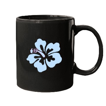 Discover Blue hibiscus flower Mugs