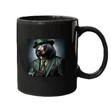 Discover Money Gangster Bear Mugs